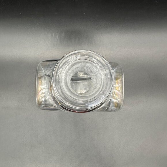 Vintage Glass Decanter Bottle Enamel Painted Floral Birds Red Yellow Blue READ - Picture 5 of 12